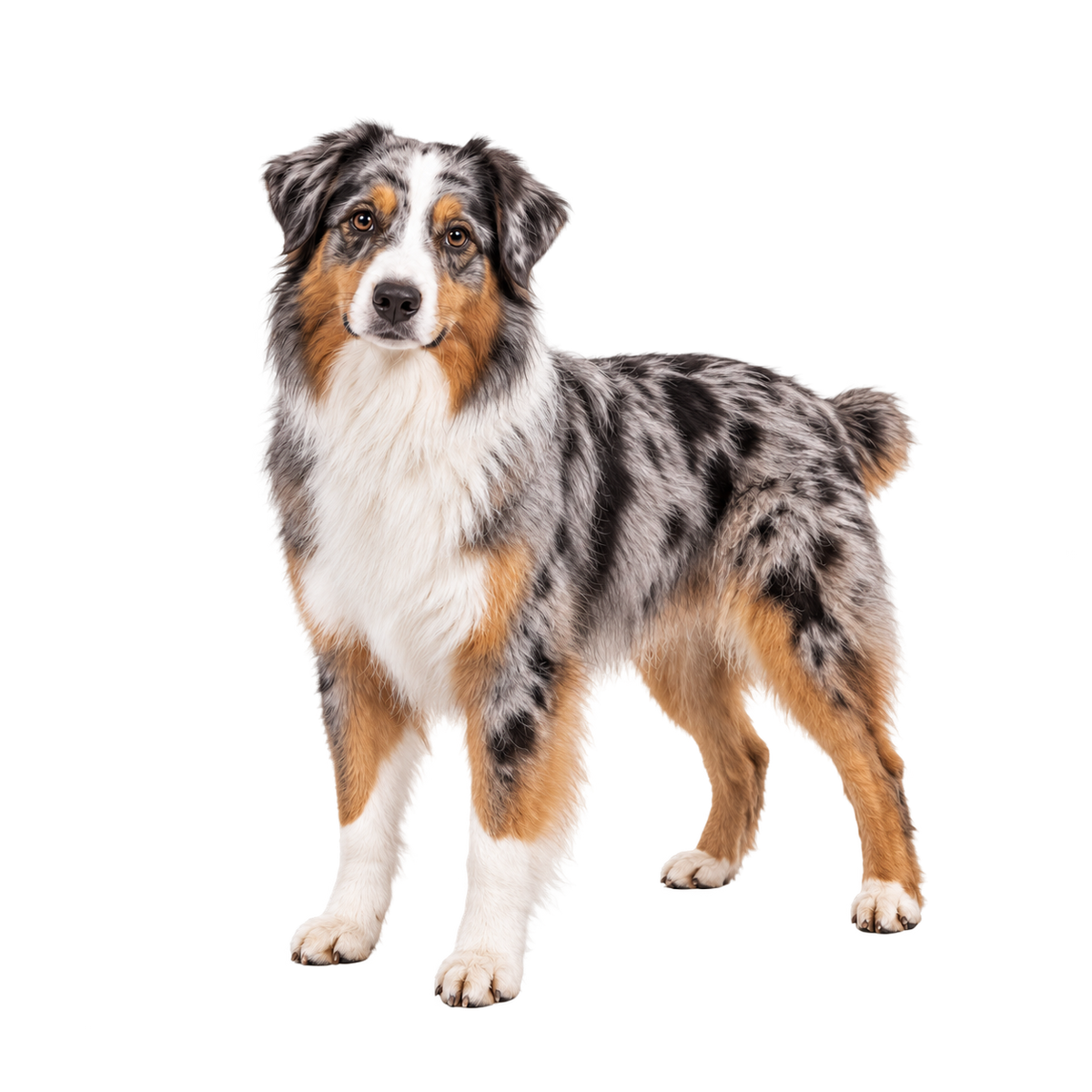 Blue merle Australian Shepherd