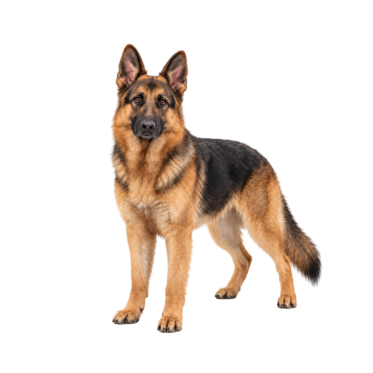 Black and tan German Shepherd Dog