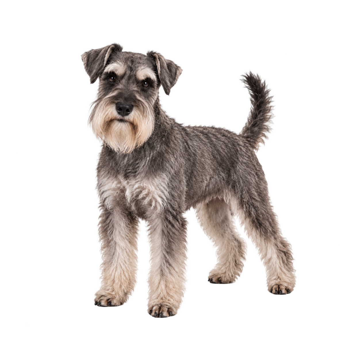 Salt and pepper Miniature Schnauzer