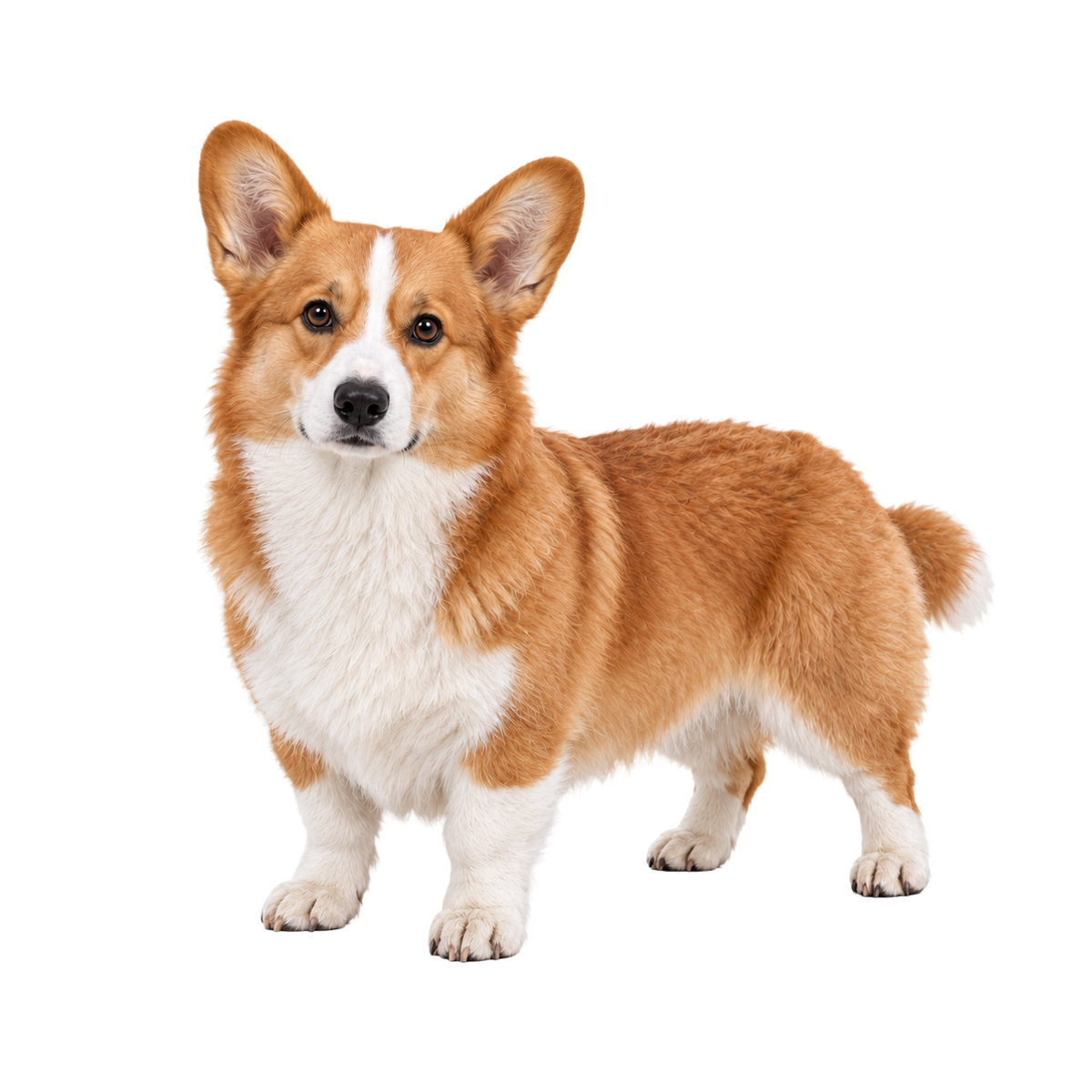 Red and white Pembroke Welsh Corgi