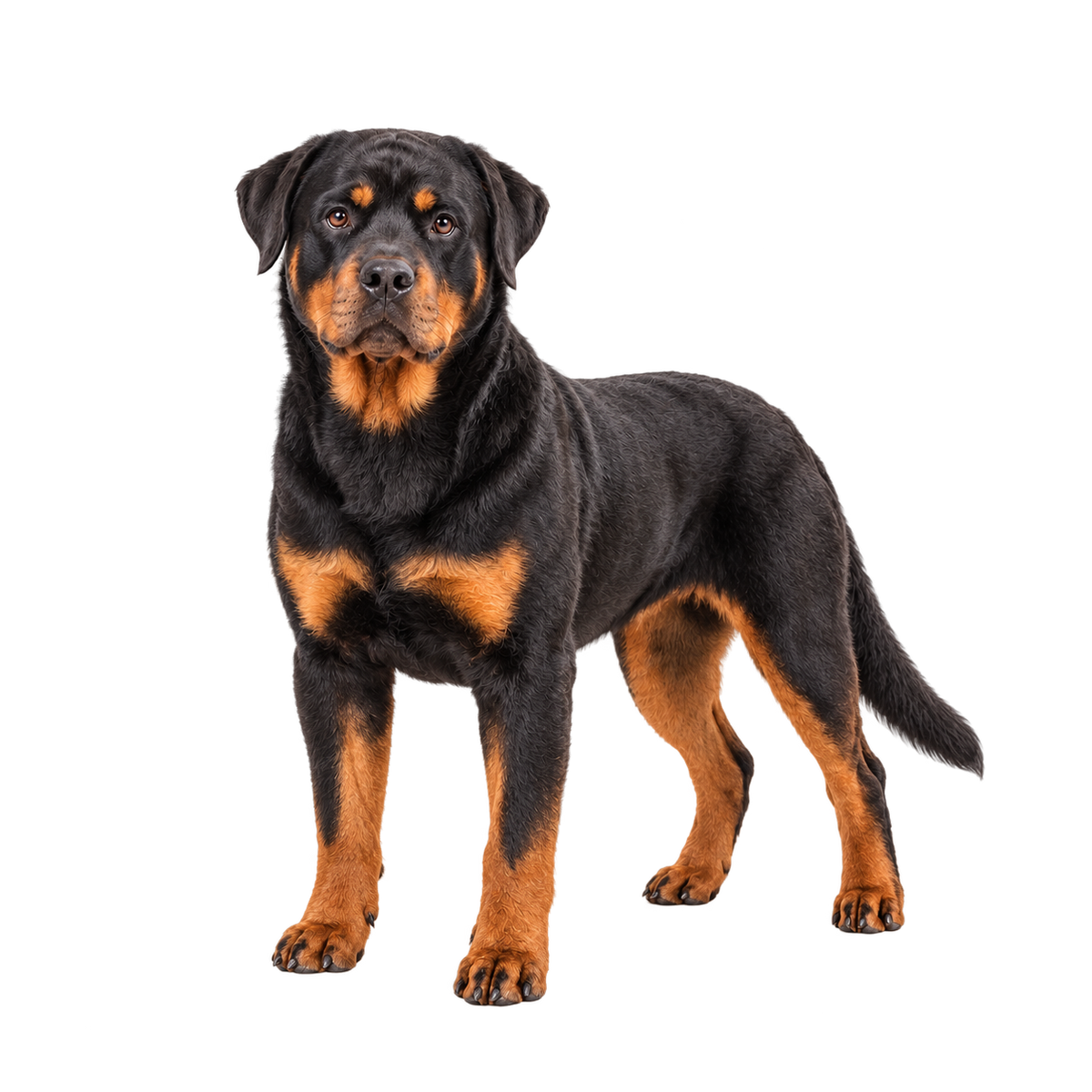 Black and rust Rottweiler