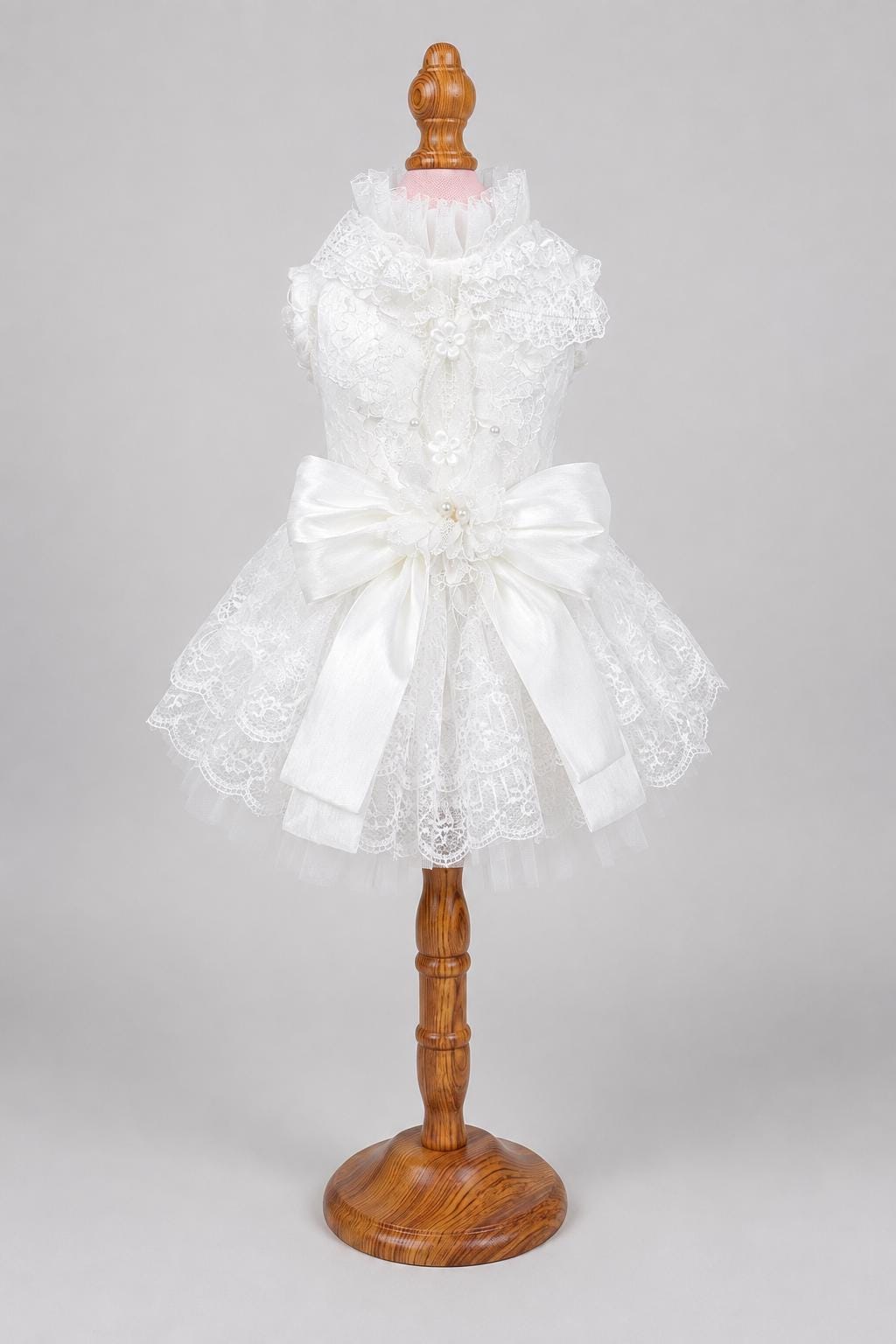 White Tulle Dog Wedding Dress — product image 8 of 9