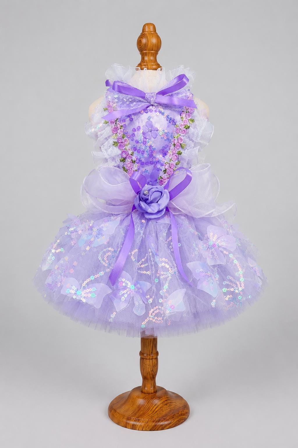 Pastel Butterfly Lace Dog Party Dress — product image 5 of 10