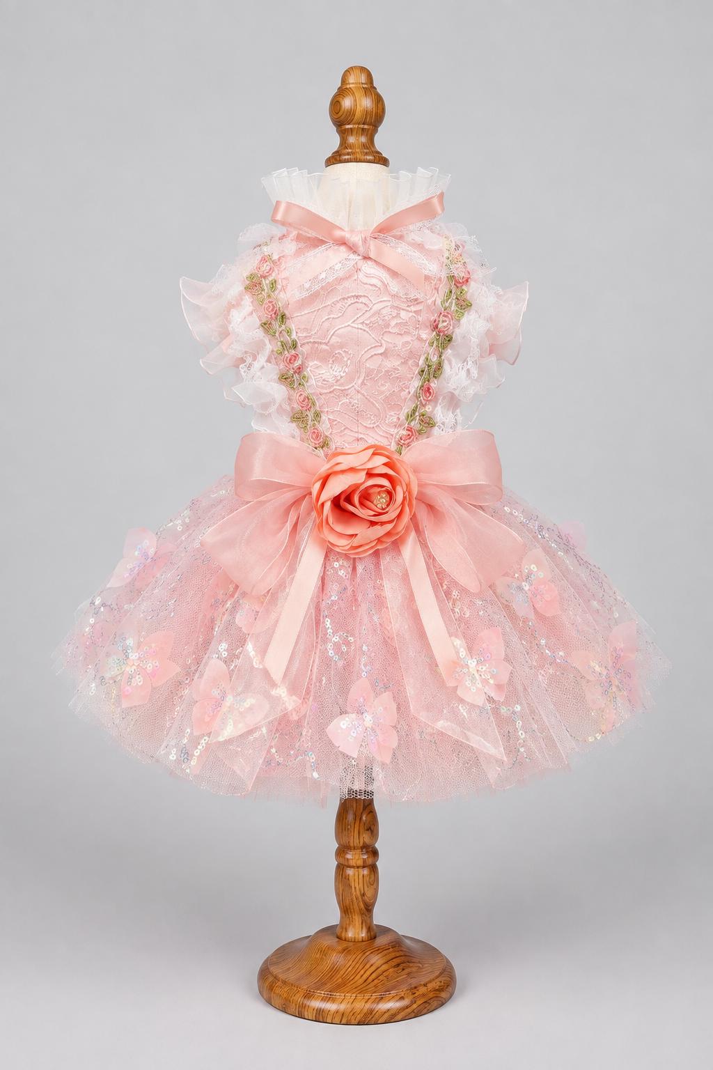 Pastel Butterfly Lace Dog Party Dress — product image 7 of 10