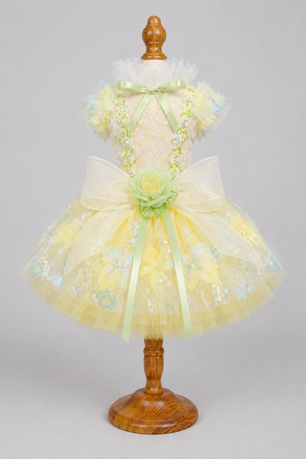 Pastel Butterfly Lace Dog Party Dress — product image 9 of 10