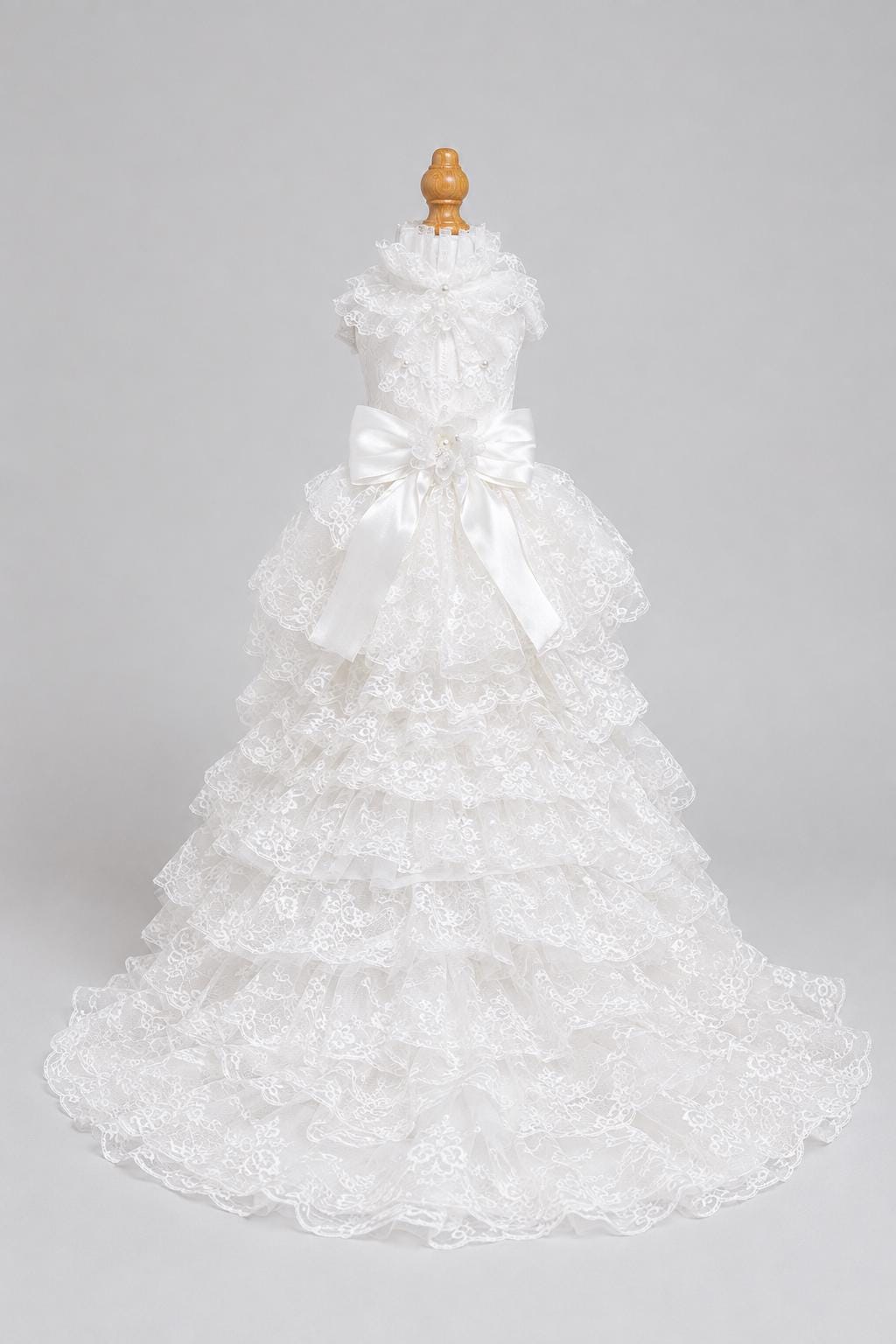White Tulle Dog Wedding Dress — product image 7 of 9