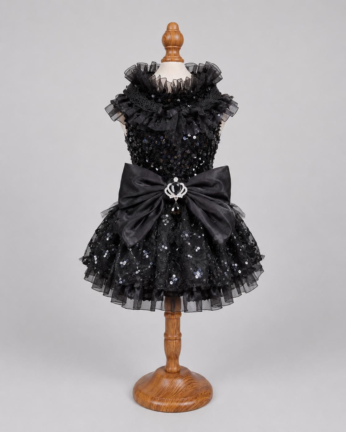 Black Gothic Dog Wedding Dress — product image 8 of 8