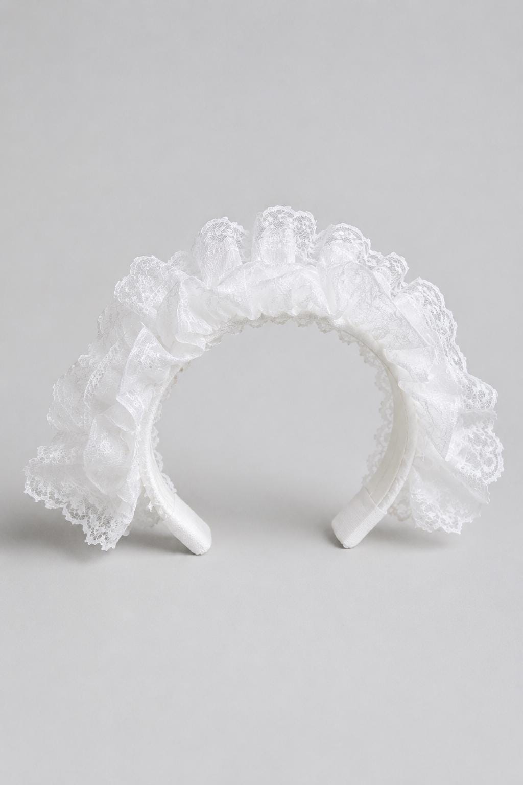 White Dog Wedding Dress with Headband — product image 6 of 6
