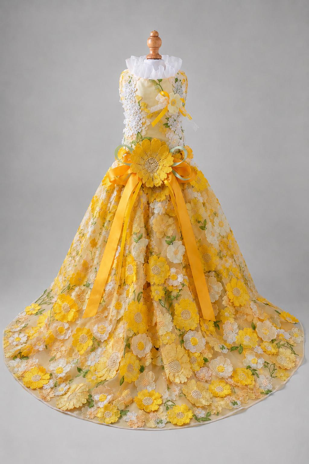 Sunflower Dog Wedding Gown — product image 4 of 6